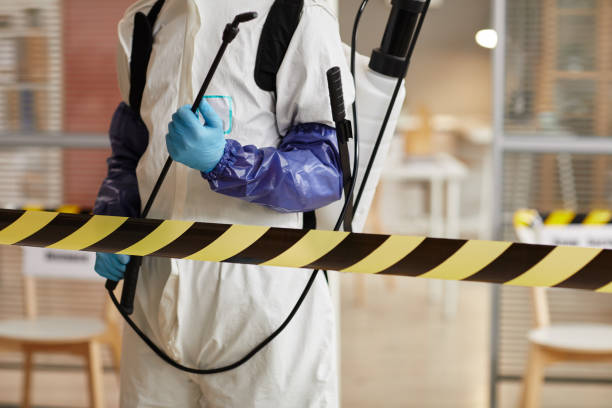 Professional Biohazard Cleanup technician working in Buena, NJ